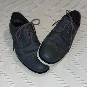 EUC Cole Haan Original Grand Shortwing Men's Gray Leather Shoe Sz 10M C30025